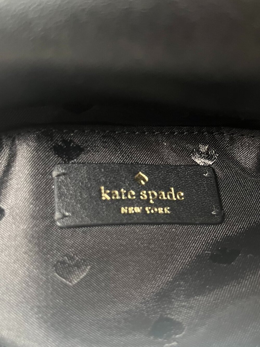 Kate Spade Natalia Medium Black Quilted Leather Flap Shoulder Bag COA - Picture 15 of 16